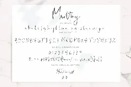 Marttiny Signature Business Font