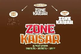 Zone Kaisar - Graffiti Font