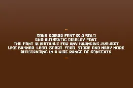 Zone Kaisar - Graffiti Font