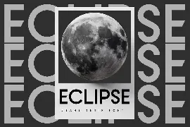 Eclipse - Sans Serif Font