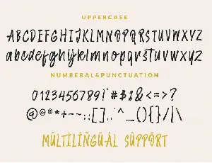 Amster Brush font