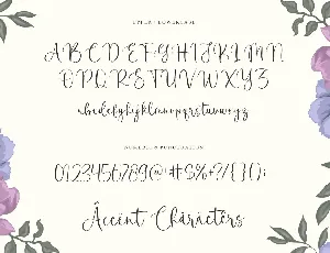 Dramatic Florals Script Font