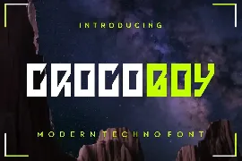 Crocoboy font