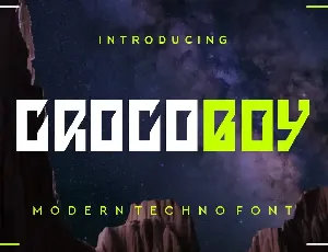 Crocoboy font