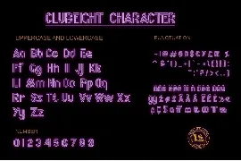 Clubeight font