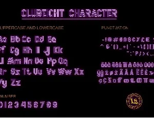 Clubeight font