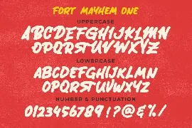 Fort Mayhem font