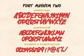 Fort Mayhem font