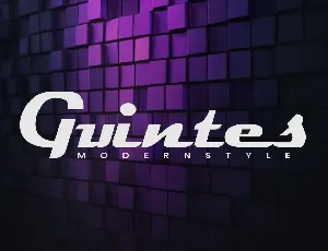 Guintes - Decorative Font