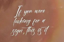 Balisstik Modern Signature Font