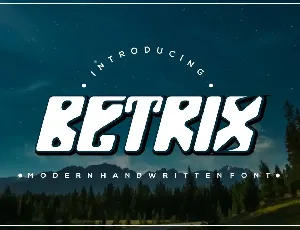 Betrix font