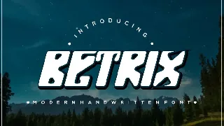 Betrix font