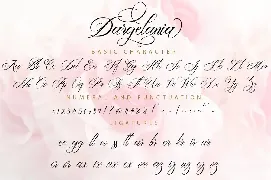 Dargelania Calligraphy Font