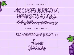 Grape Escape Script Font