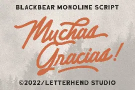 Blackbear font