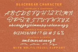 Blackbear font