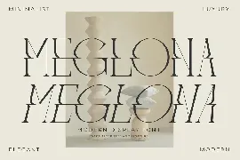 Meglona Modern Display Font