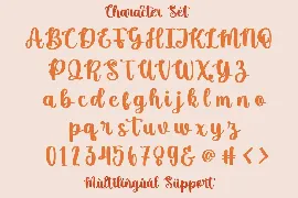 Rainbow font