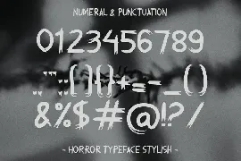 Eliminate - Horror Display Font