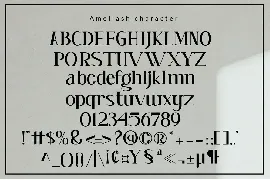 Ameliash font