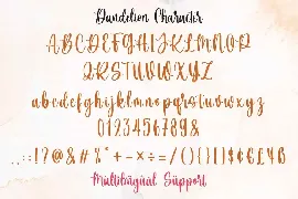 Dandelion font