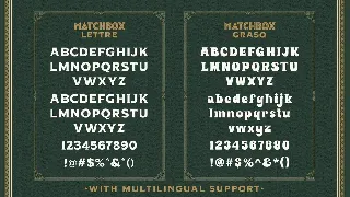 Matchbox Font Collections