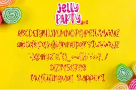 Jelly Party font