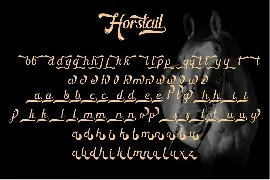 Horstail - Script Font