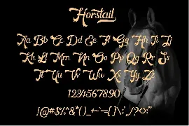 Horstail - Script Font