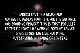 Gareksi Font