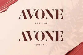 AVONE - Stylish Serif font