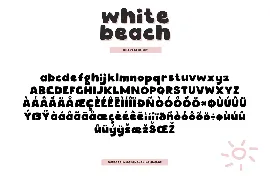 White Beach - Quirky Handwritting Font