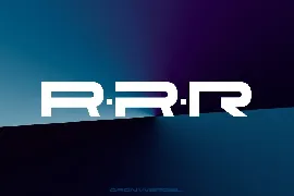 Aron Wergel - Futuristic Sans font