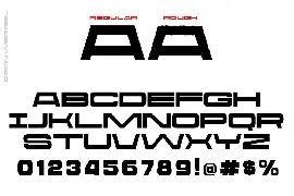 Aron Wergel - Futuristic Sans font