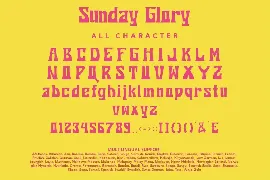 Sunday Glory - Retro Display Font