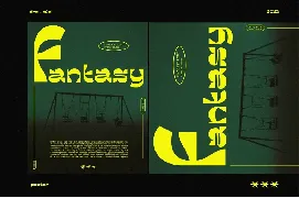 Finacest - Retro Psychedelic Font