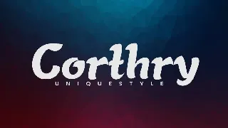 Corthry - Handwritten Font