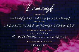 Laracryf Brush Business Font