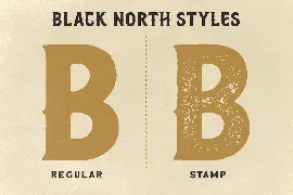 Black North font