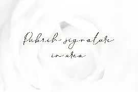 Pubrih Signature Font