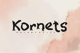 Kornets - Decorative Font