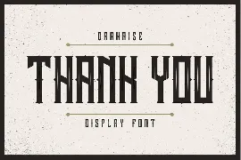 Darkrise - Classic Font