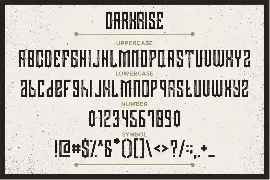 Darkrise - Classic Font