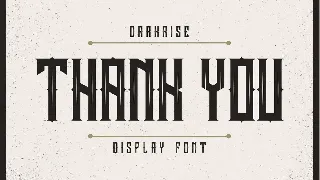 Darkrise - Classic Font