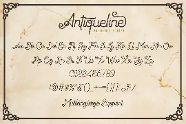 Antiqueline - Unique Monoline Font