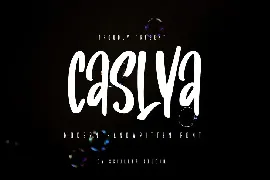 Caslya - Modern Handwritten Font