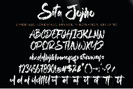 Sita Jojho font