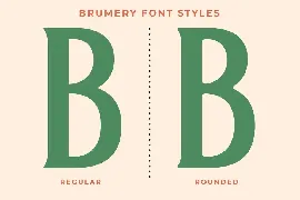 Brumery font