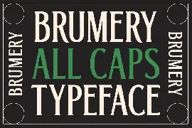 Brumery font