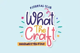 What The Craft font